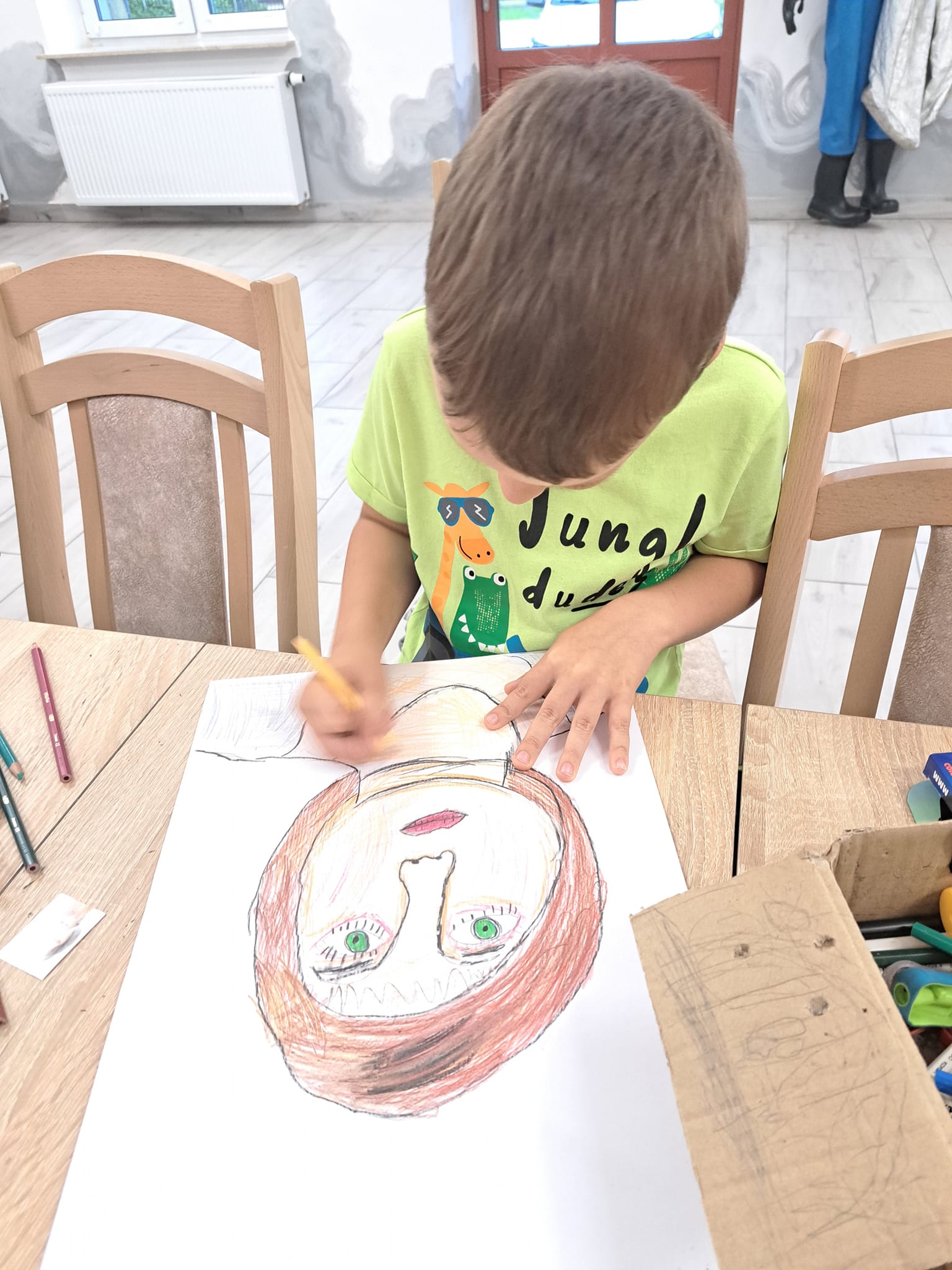 Zajęcia plastyczne - karykatury i portrety